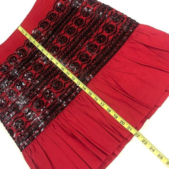 MOULINETTE SOEURS Midi Cotton & Sequins Skirt - Picture 12 of 12